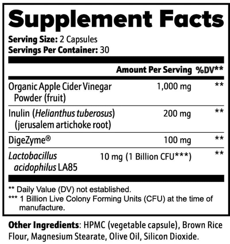 Apple Cider Vinegar Capsules