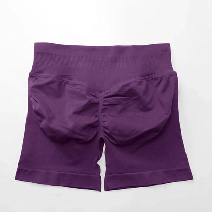 NCLAGEN Seamless Shorts 4.5" Gym Shorts Woman Scrunch Butt Fitness Sports Short Workout Seamless Leggings Running Yoga Bottoms