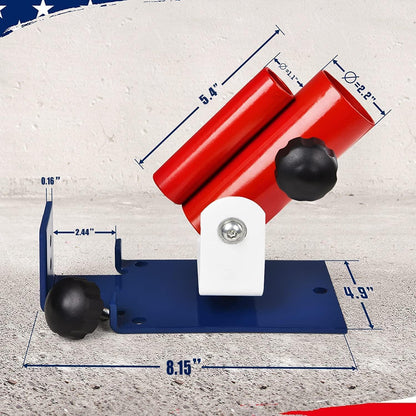 Exercise Machine Adjustable T Bar Row Attachment, D Row Handle/Landmine Handle Attachment with Textured Rubber Handles