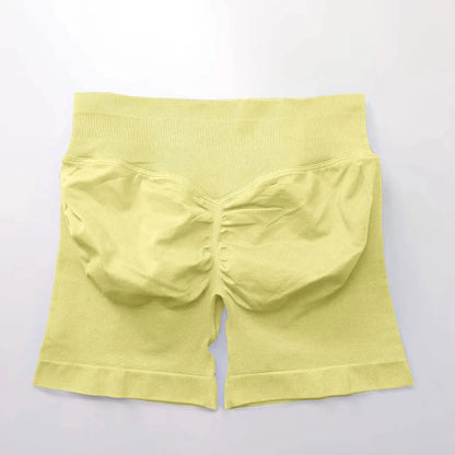 NCLAGEN Seamless Shorts 4.5" Gym Shorts Woman Scrunch Butt Fitness Sports Short Workout Seamless Leggings Running Yoga Bottoms