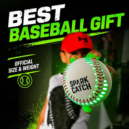 Light up Baseball, Glow in the Dark Baseball, Sports Gear Accessories Gifts for Boys 8 9 10 11 12 13 14 15 Years Old, Kids Teens All Ages Gift Ideas
