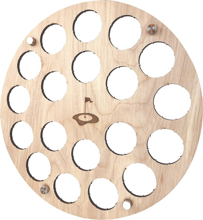 Golf Ball Display Holder Collector’S Case Holds 19 Golf Balls Wall Mount Decor