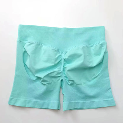 NCLAGEN Seamless Shorts 4.5" Gym Shorts Woman Scrunch Butt Fitness Sports Short Workout Seamless Leggings Running Yoga Bottoms