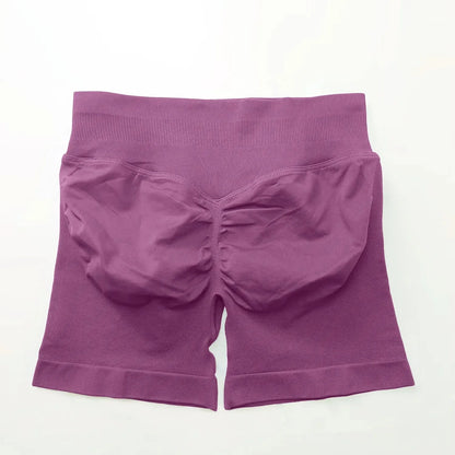 NCLAGEN Seamless Shorts 4.5" Gym Shorts Woman Scrunch Butt Fitness Sports Short Workout Seamless Leggings Running Yoga Bottoms