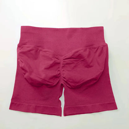 NCLAGEN Seamless Shorts 4.5" Gym Shorts Woman Scrunch Butt Fitness Sports Short Workout Seamless Leggings Running Yoga Bottoms