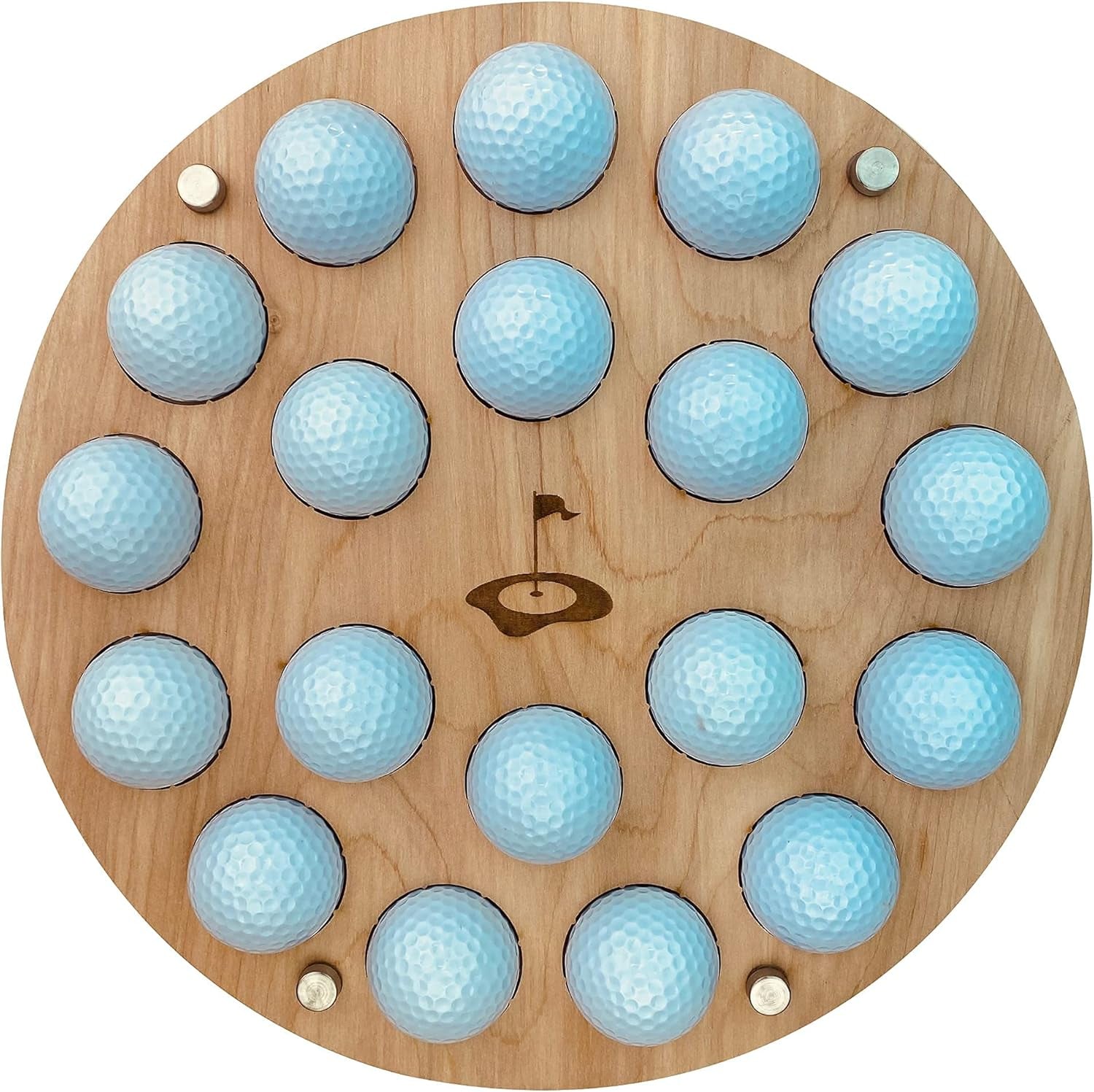 Golf Ball Display Holder Collector’S Case Holds 19 Golf Balls Wall Mount Decor