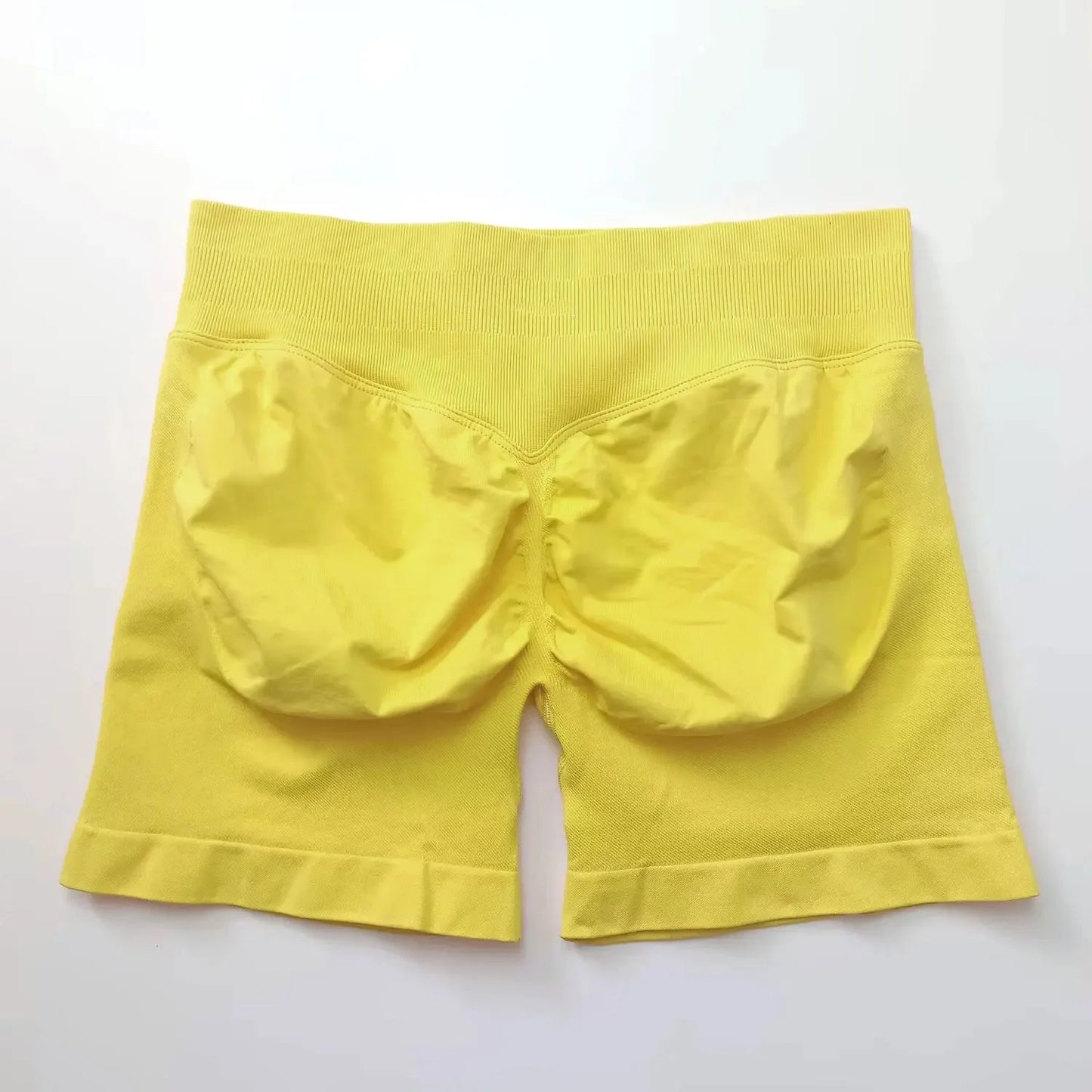 NCLAGEN Seamless Shorts 4.5" Gym Shorts Woman Scrunch Butt Fitness Sports Short Workout Seamless Leggings Running Yoga Bottoms